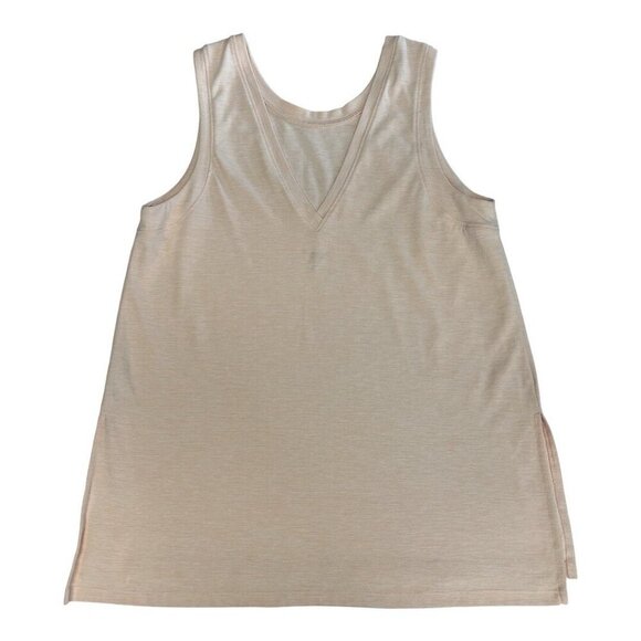 Old Navy Womens Active Tunic Tank Top~Size Small~Pale Peach V-Back ~ L12 07 - Picture 5 of 7